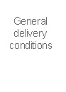 General delivery conditions